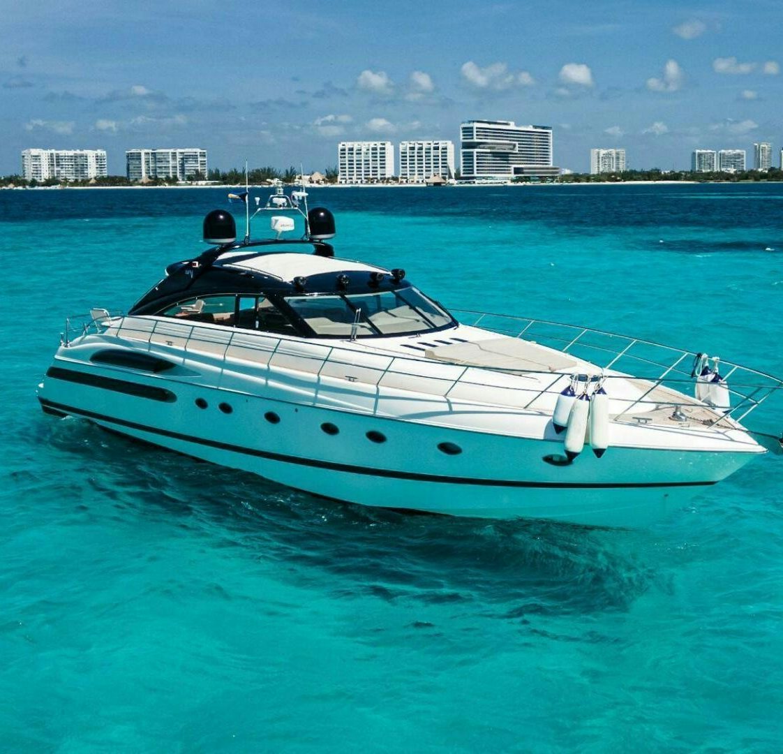 a white yacht in the water aboard INCENTIVE Yacht for Sale