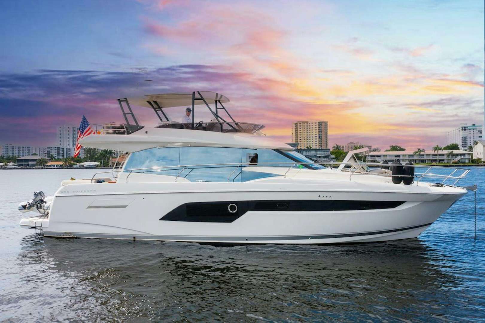 a boat on the water aboard WHEELER DEALER Yacht for Sale