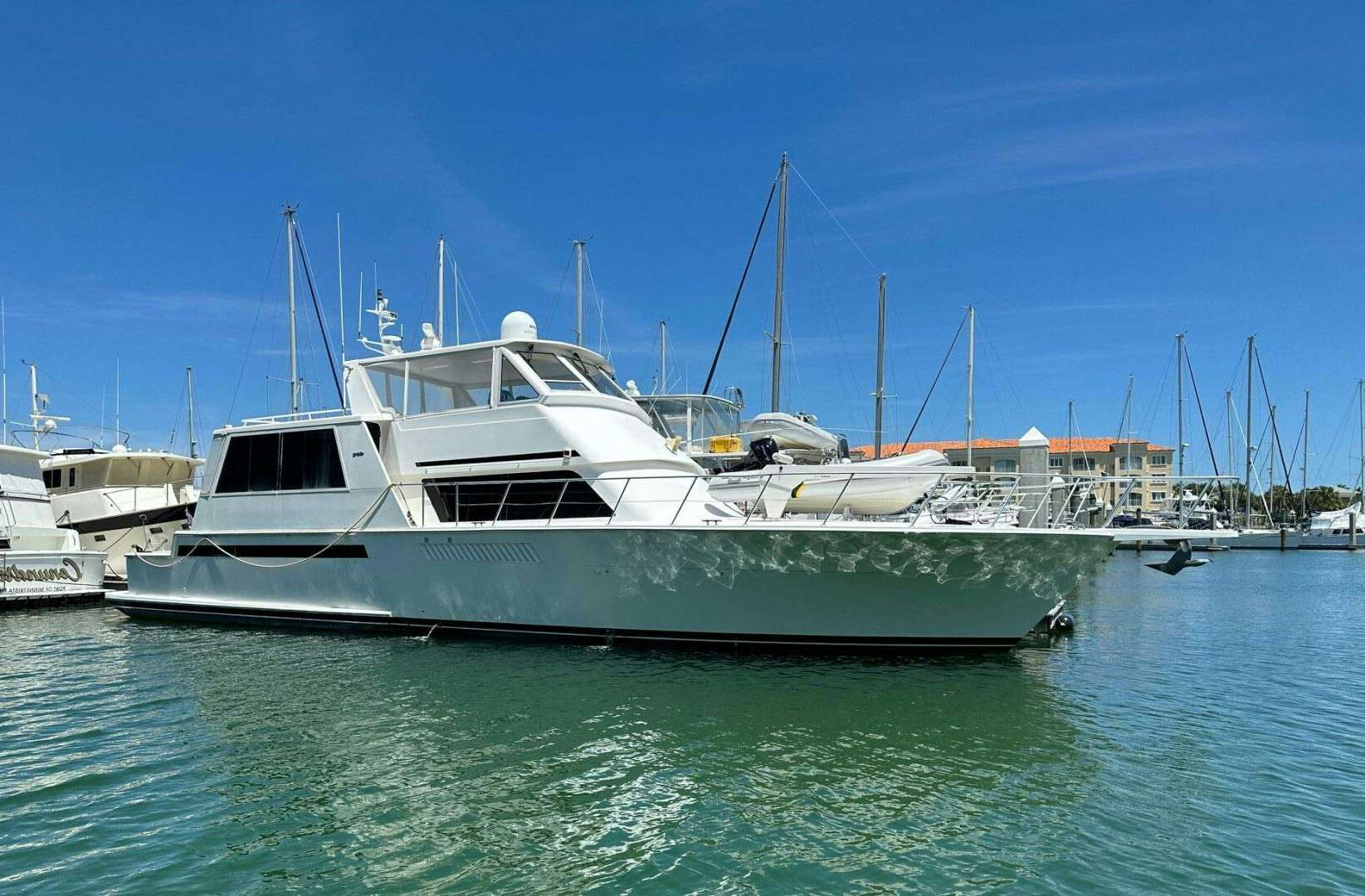 a boat in the water aboard SWEET DESTINY Yacht for Sale