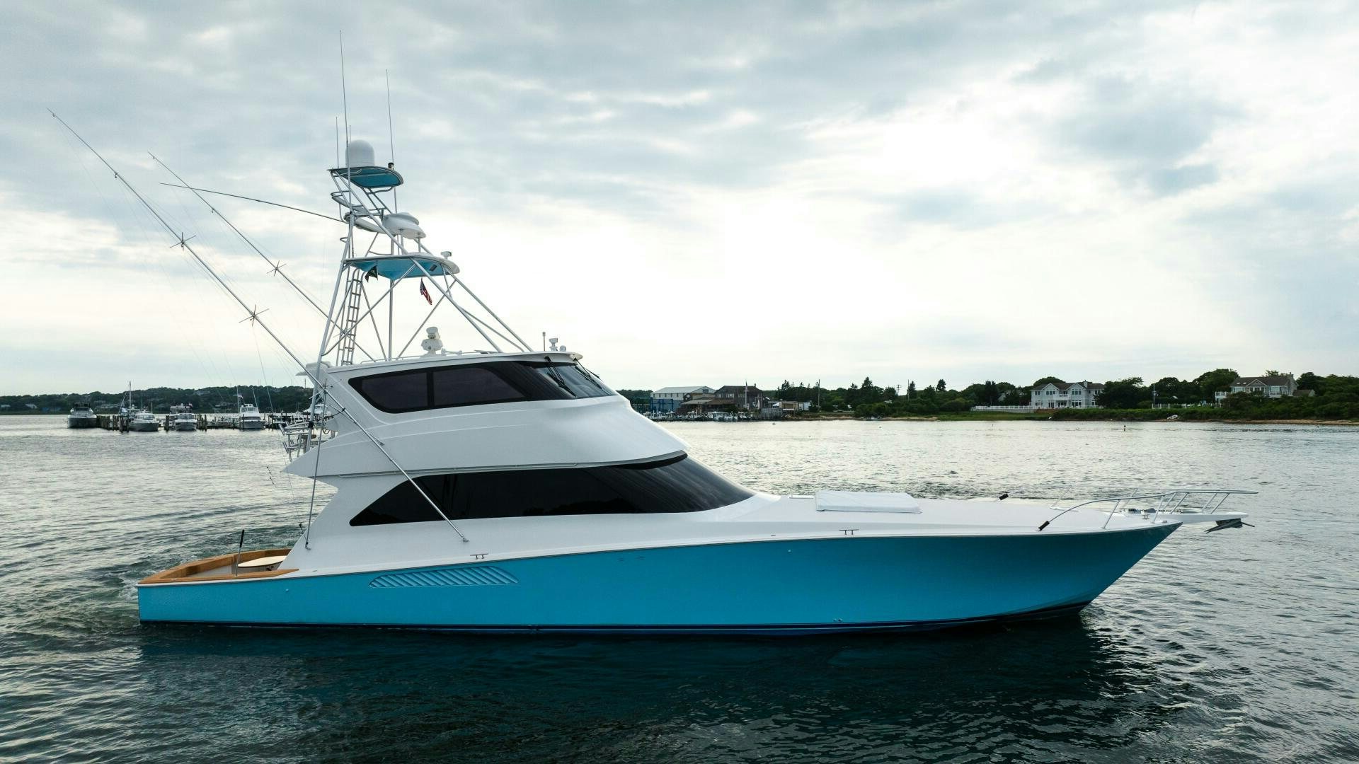 a boat on the water aboard BLUE EYES Yacht for Sale