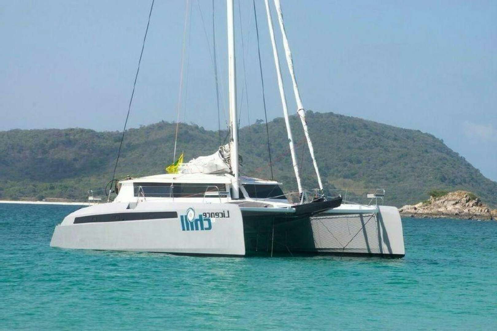 a boat in the water aboard LICENCE TO CHILL Yacht for Sale