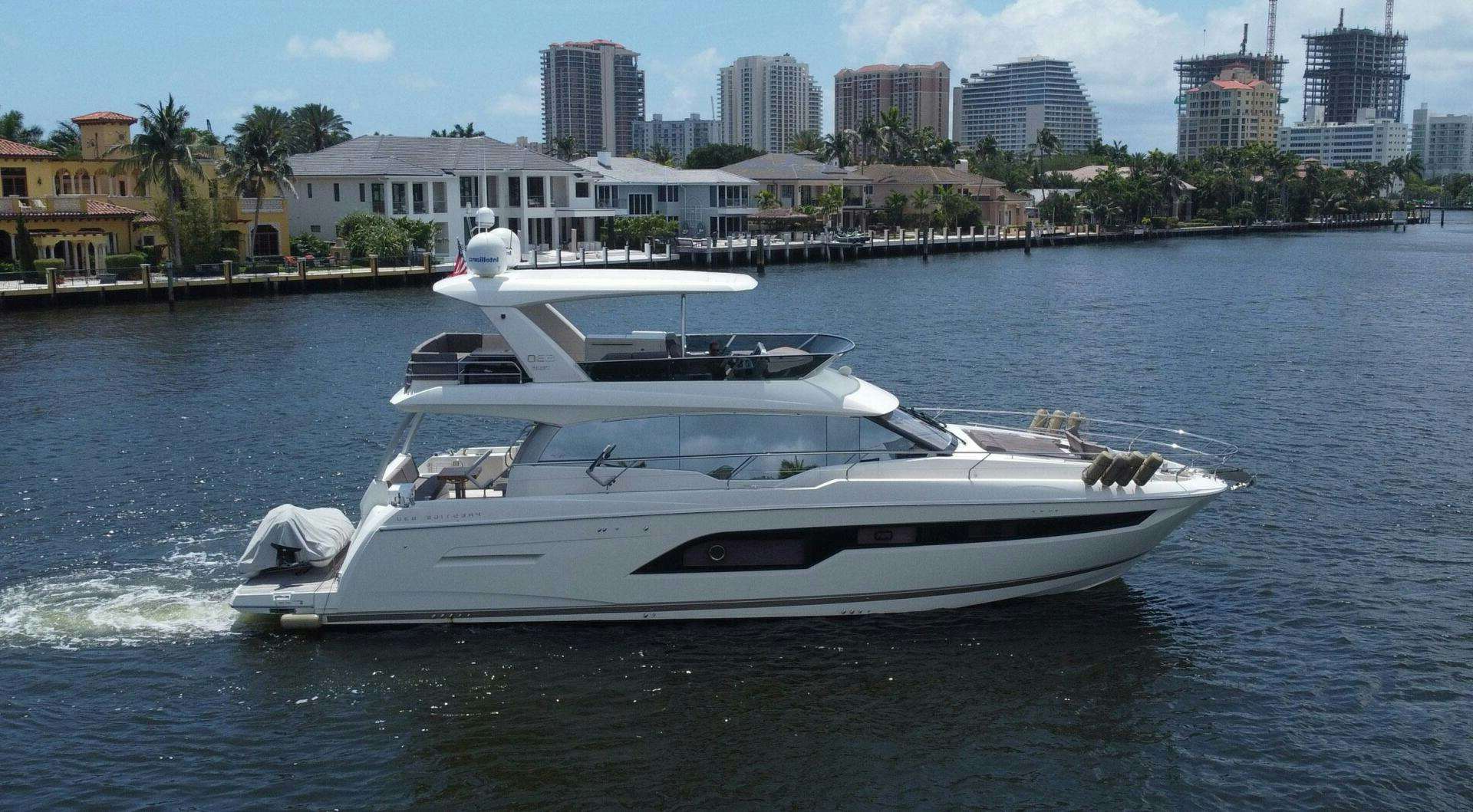 a boat on the water aboard NO RUSH Yacht for Sale