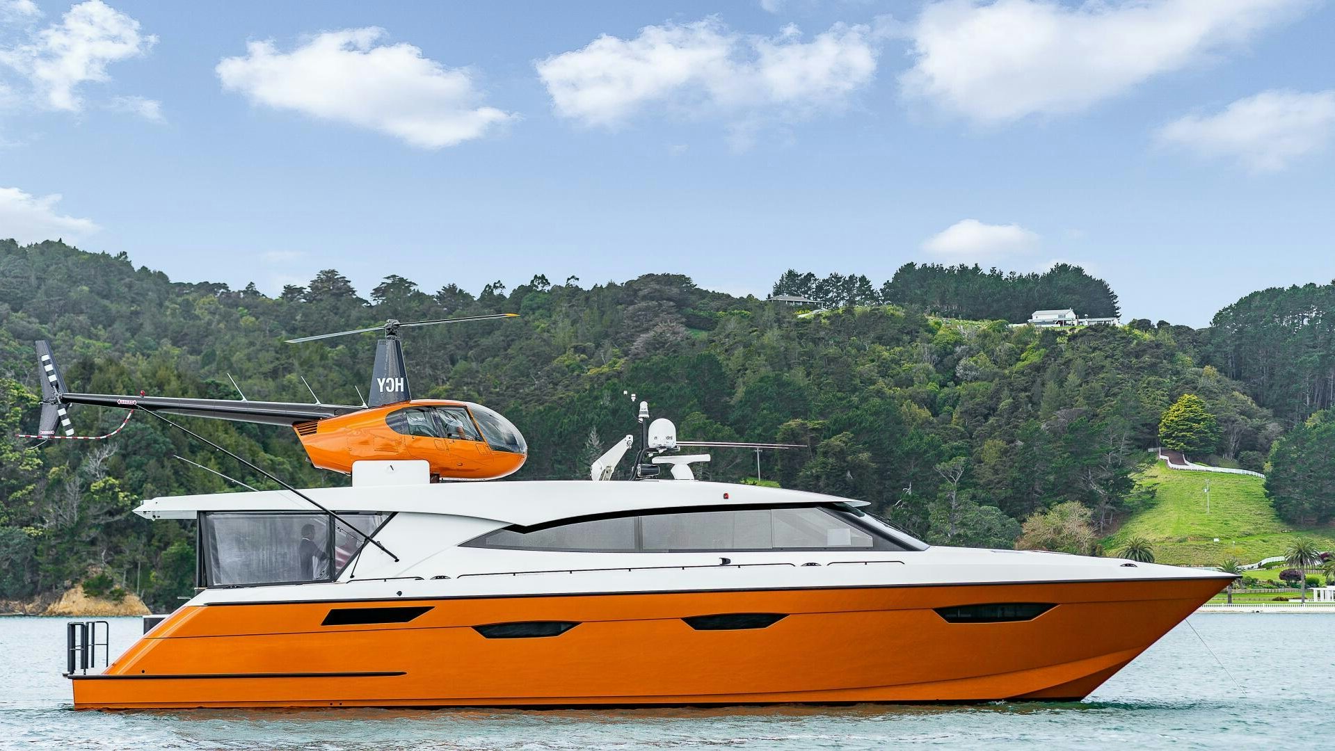 a boat on the water aboard THE KEYS Yacht for Sale