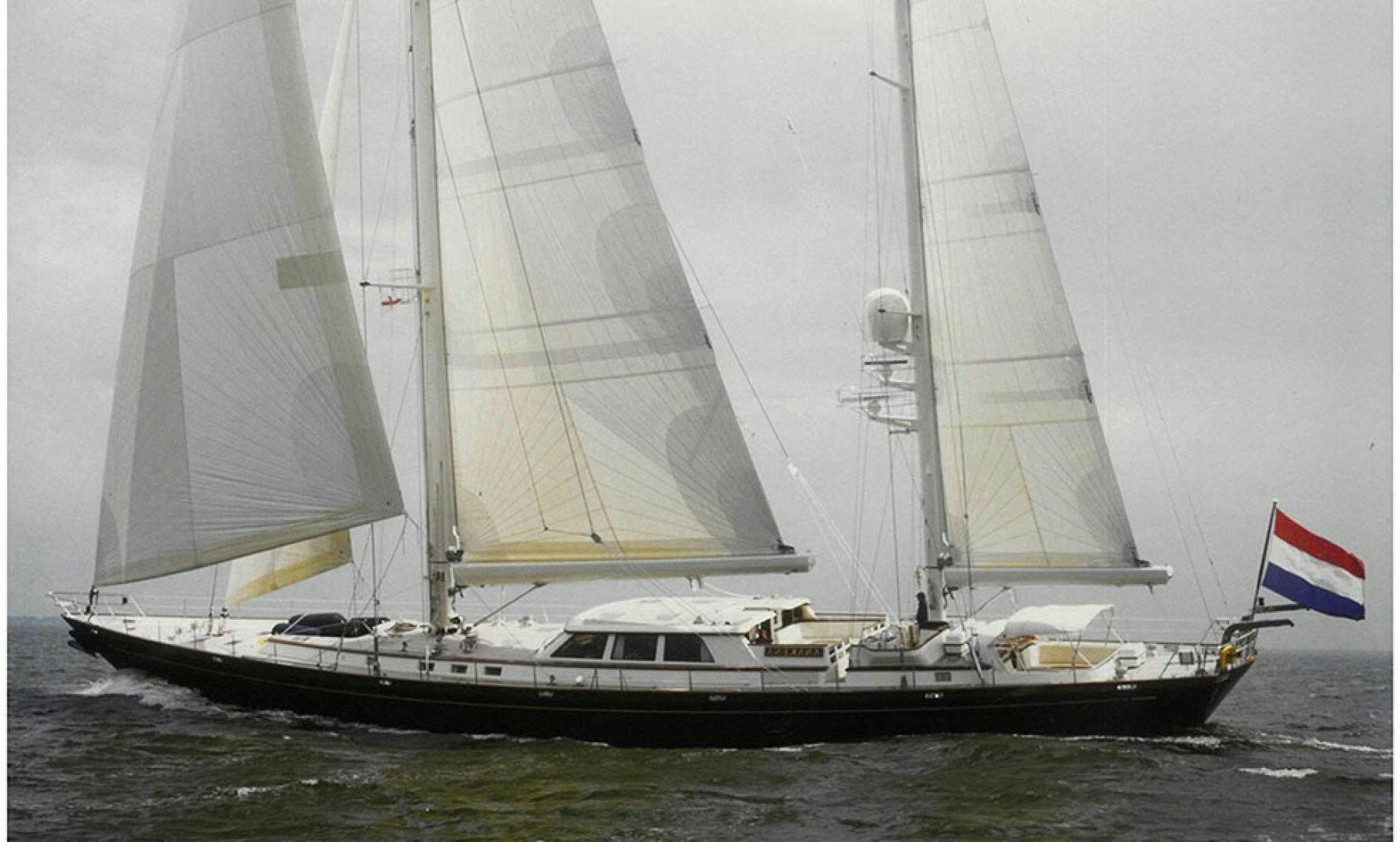 a sailboat on the water aboard ANAKENA Yacht for Sale