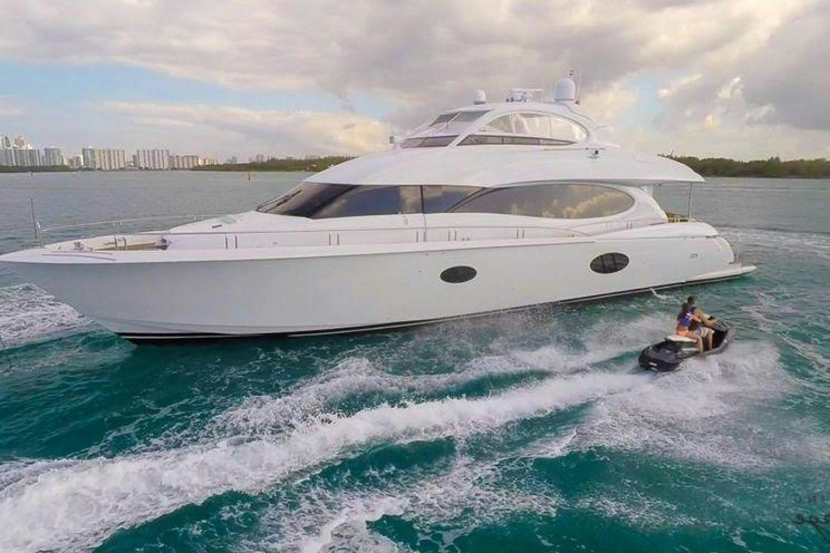 a boat on the water aboard CHIP Yacht for Sale