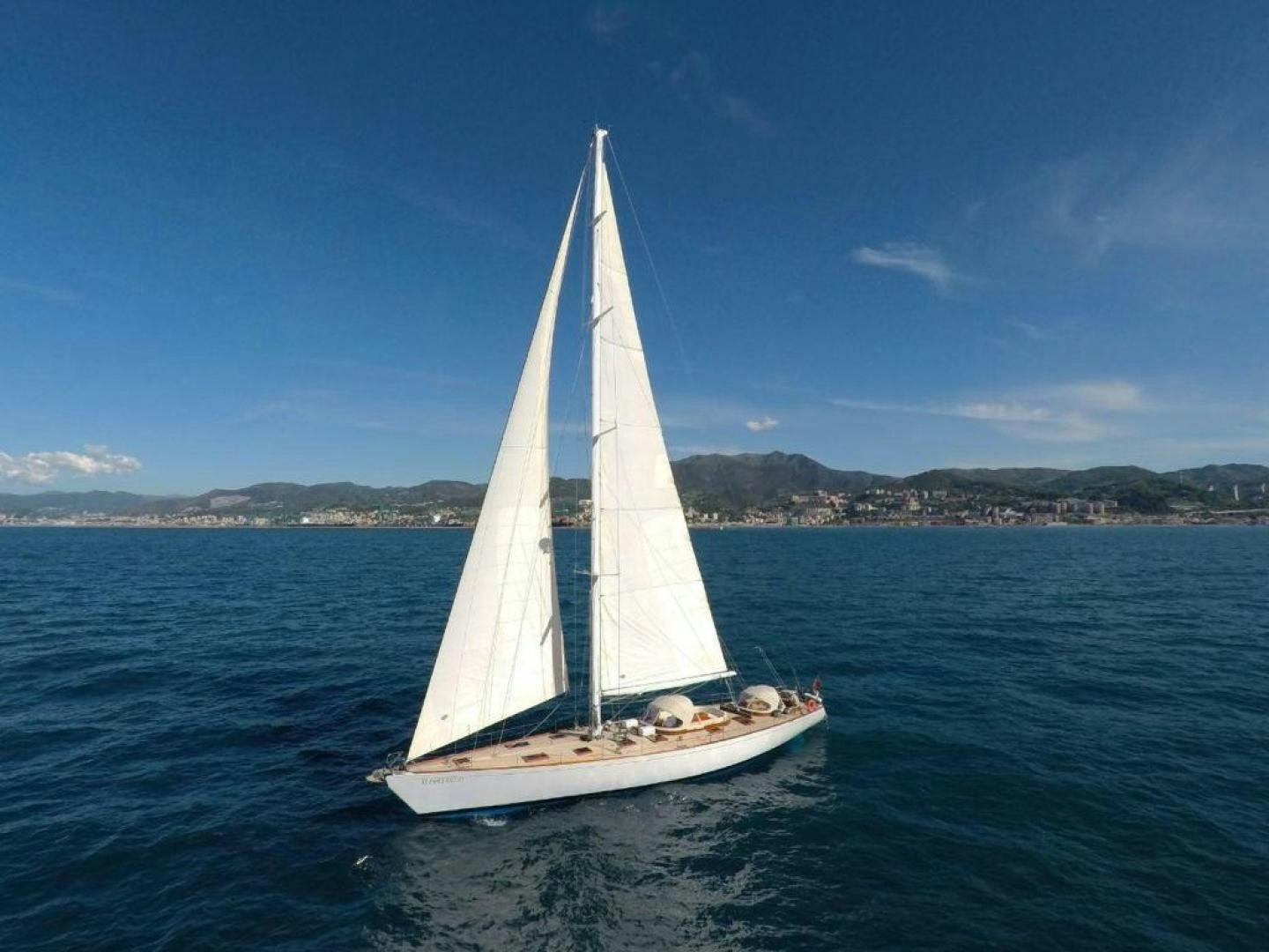 a sailboat on the water aboard QUARTA SANTA MARIA Yacht for Sale