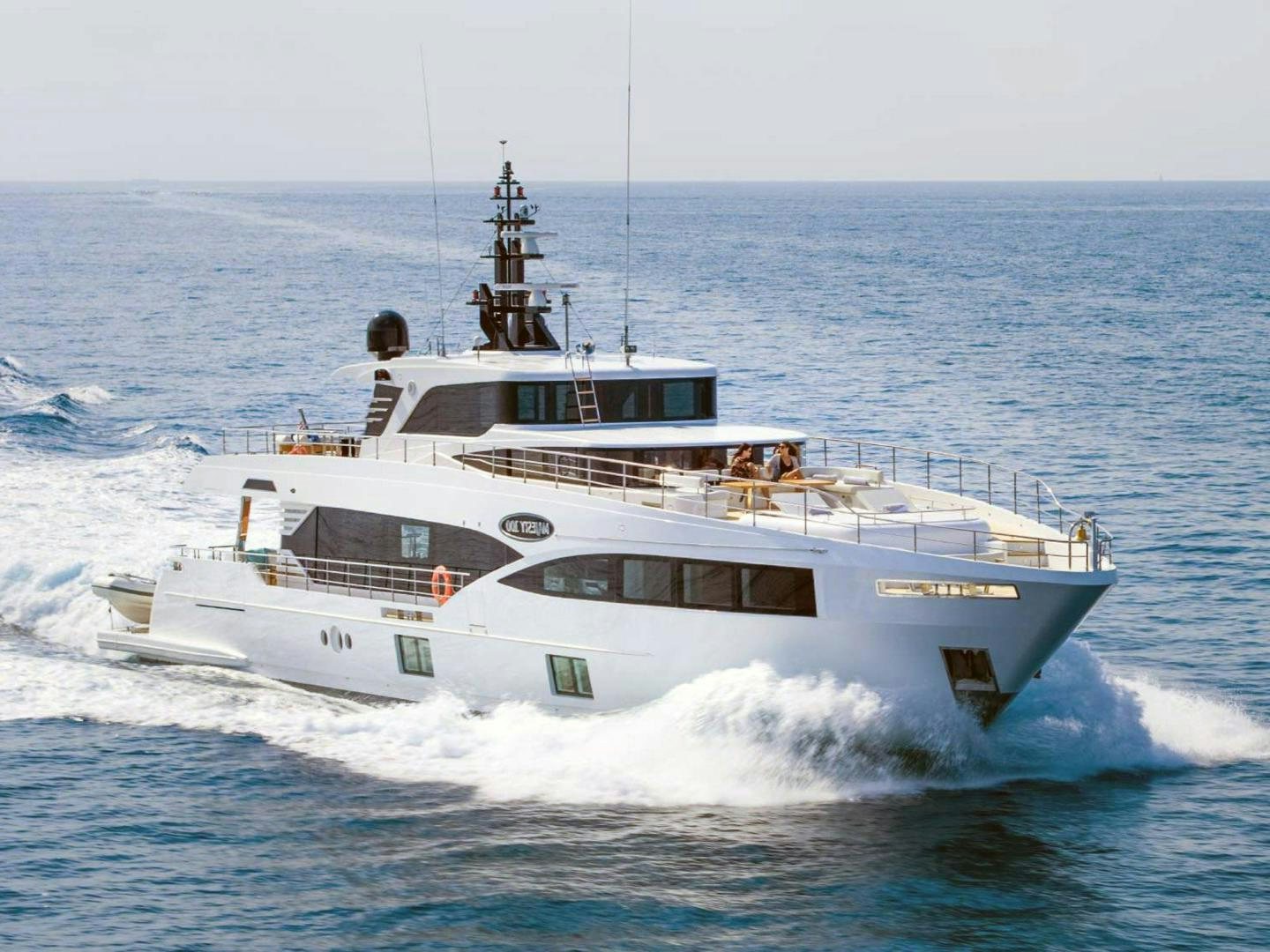 a boat on the water aboard OCEAN VIEW Yacht for Sale