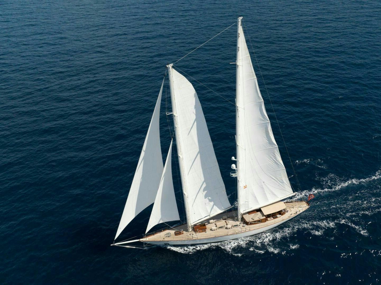 a sailboat on the water aboard GWEILO Yacht for Sale