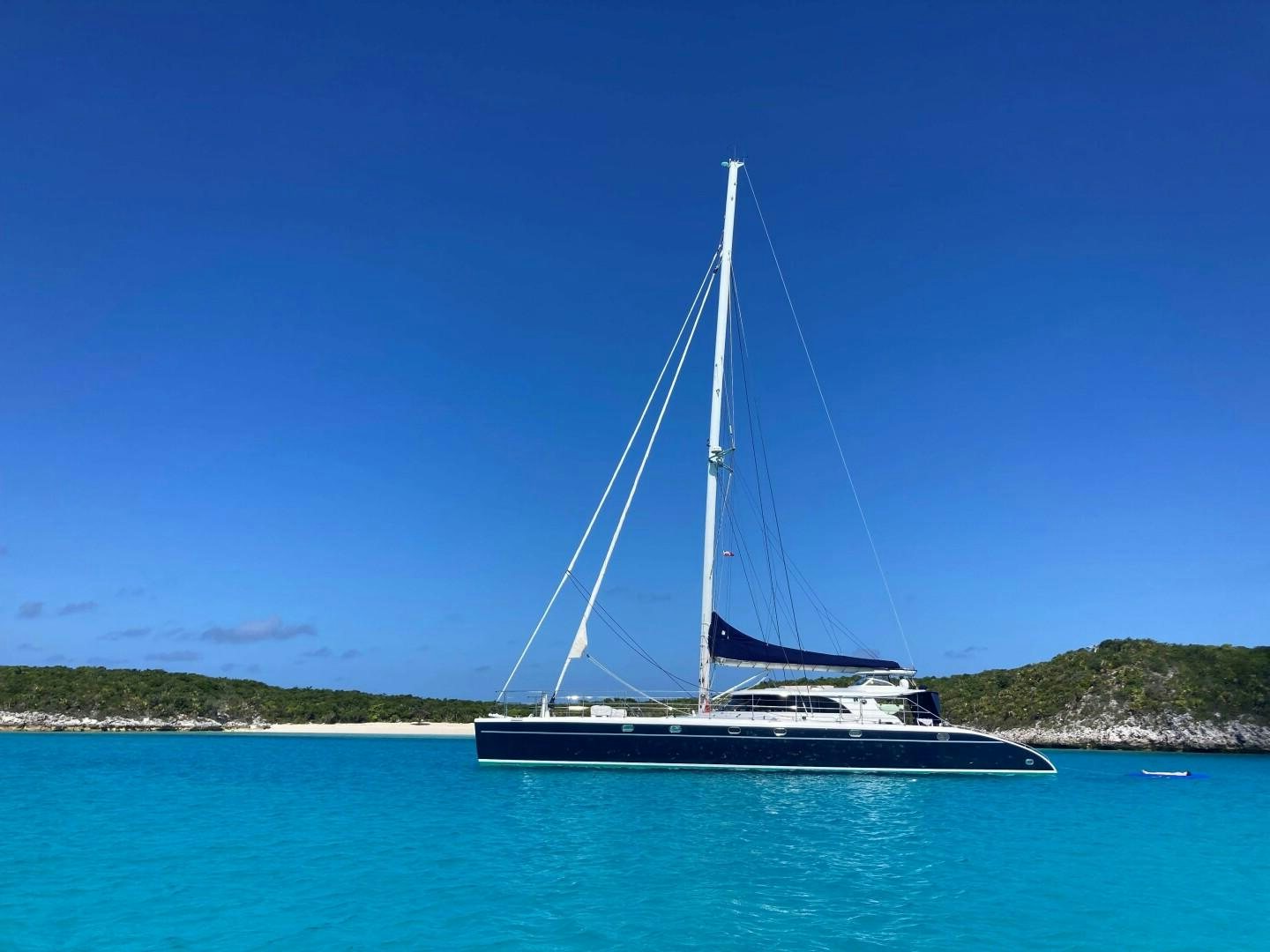 a boat on the water aboard SOVEREIGN Yacht for Sale