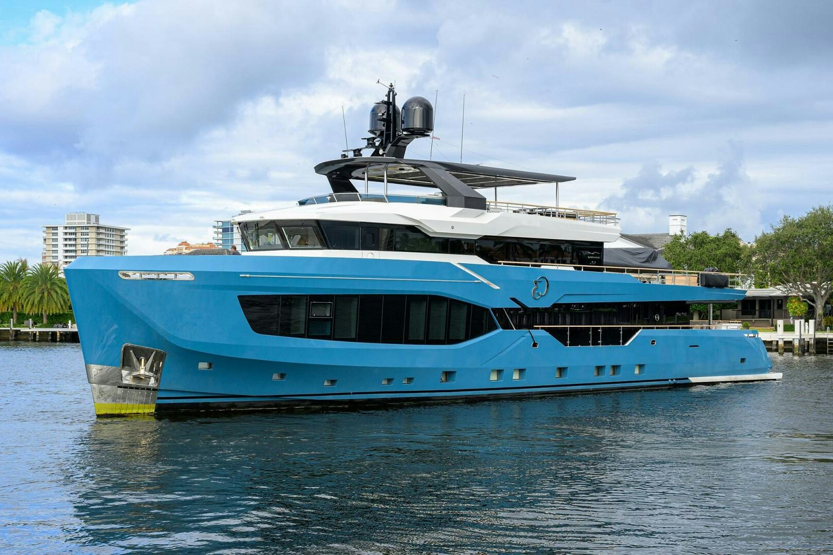 a boat on the water aboard AMORE Yacht for Sale