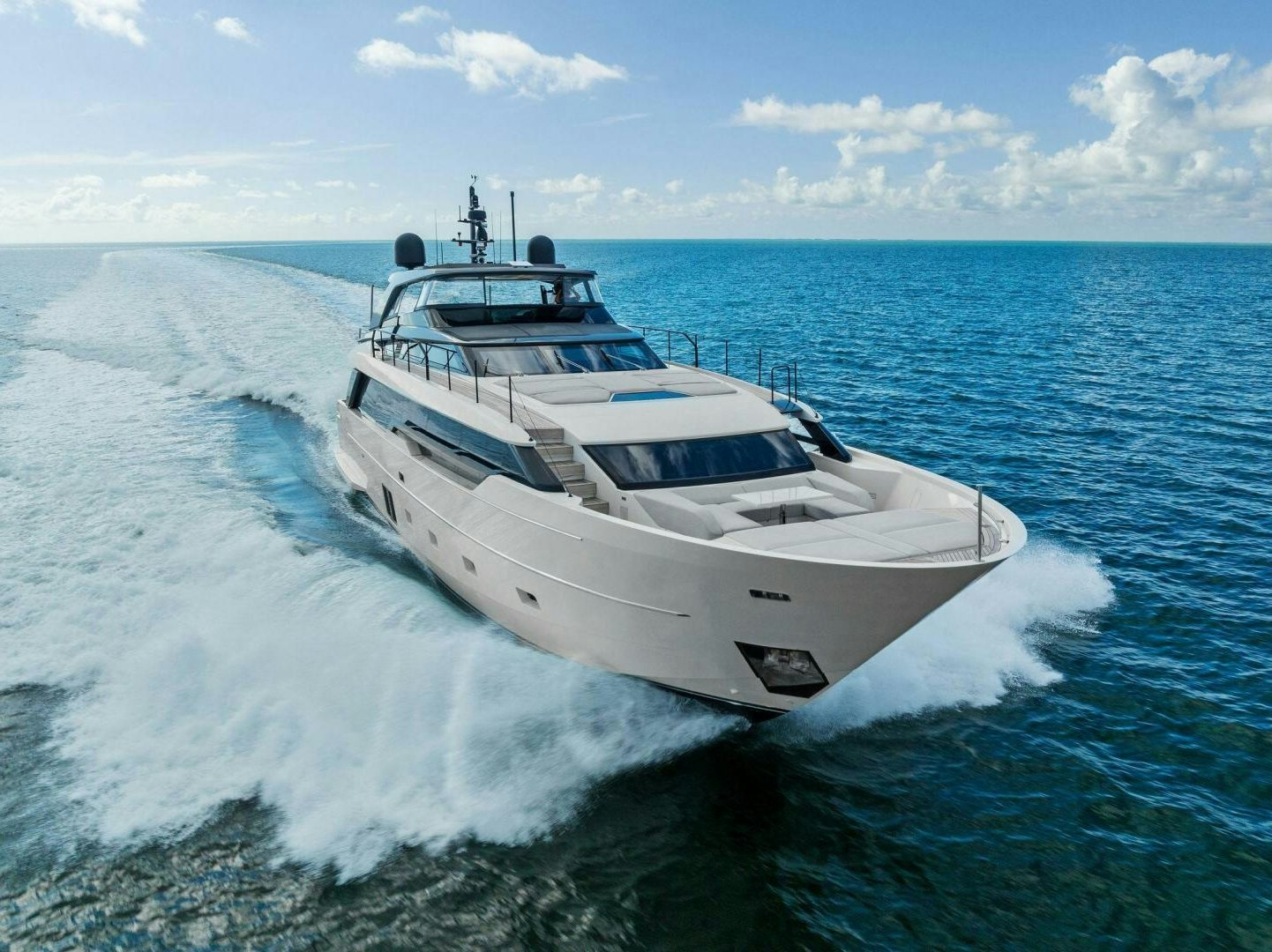 a boat on the water aboard GATSBY Yacht for Sale