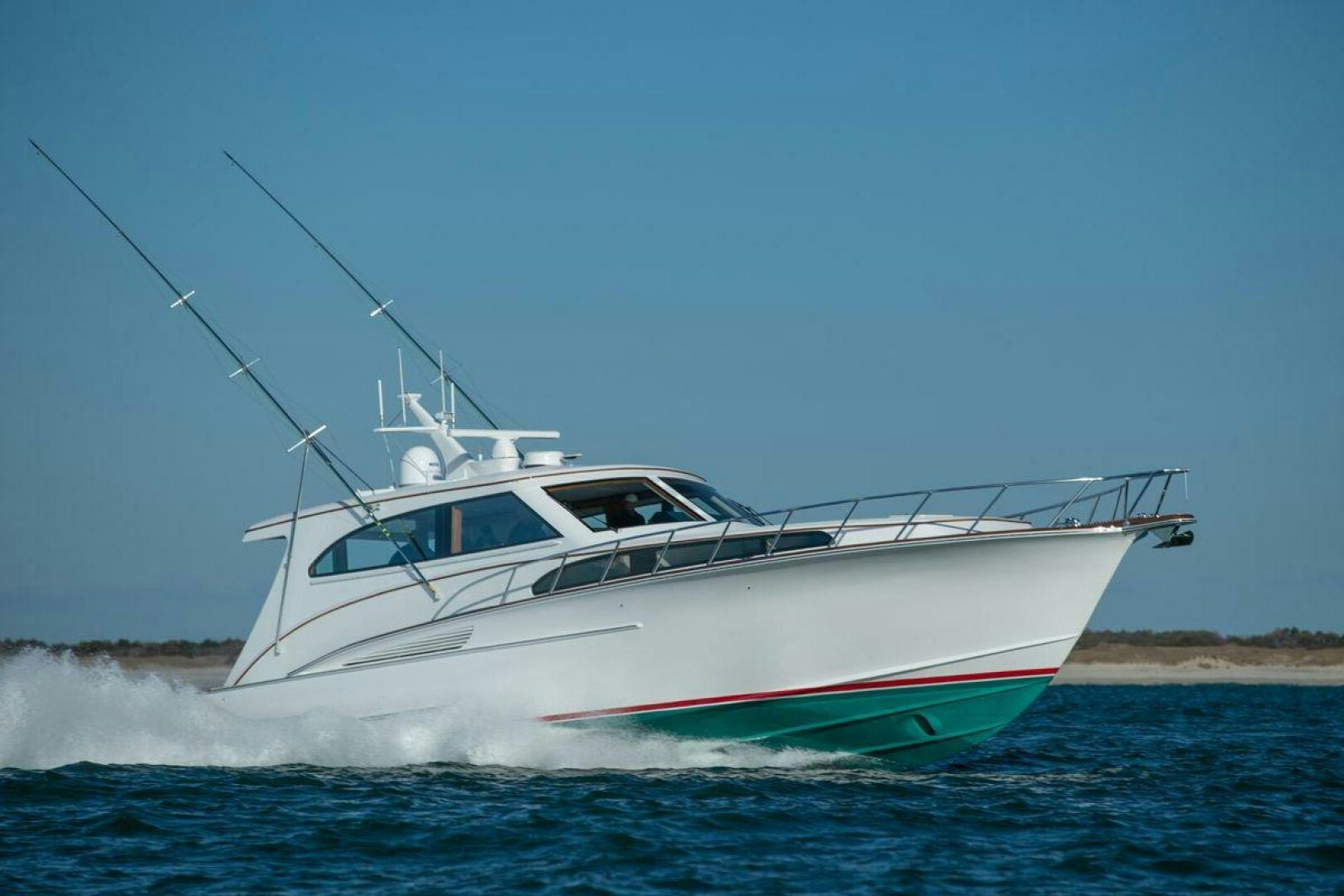 a boat on the water aboard PRIVATEER Yacht for Sale