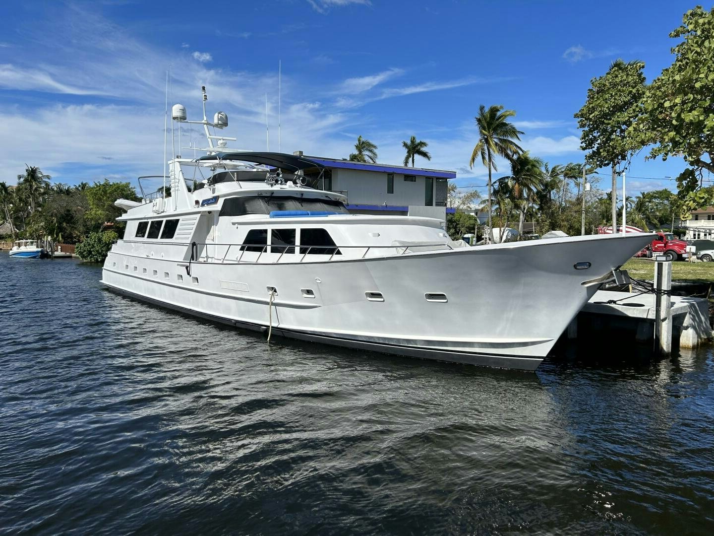 a white boat on the water aboard CARIBBEAN SOUL Yacht for Sale