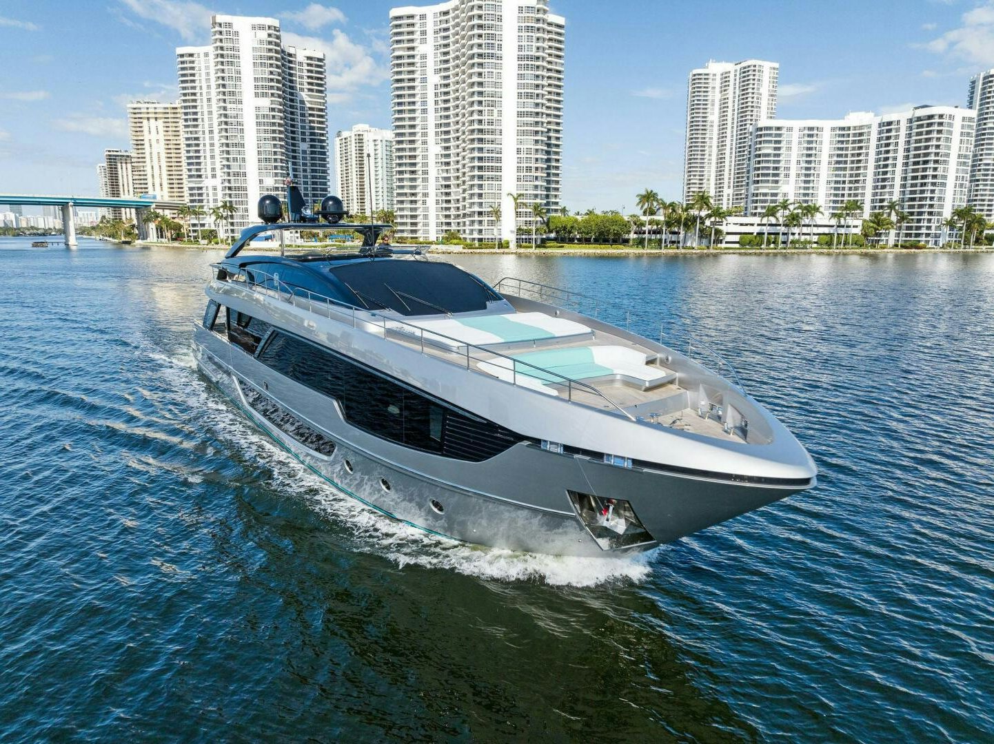 a boat on the water aboard BESO Yacht for Sale