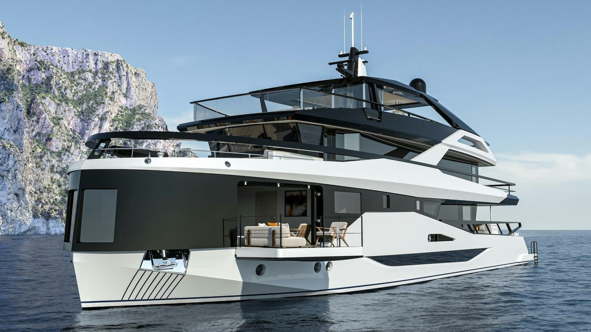 a boat on the water aboard DIONYSOS 35 Yacht for Sale