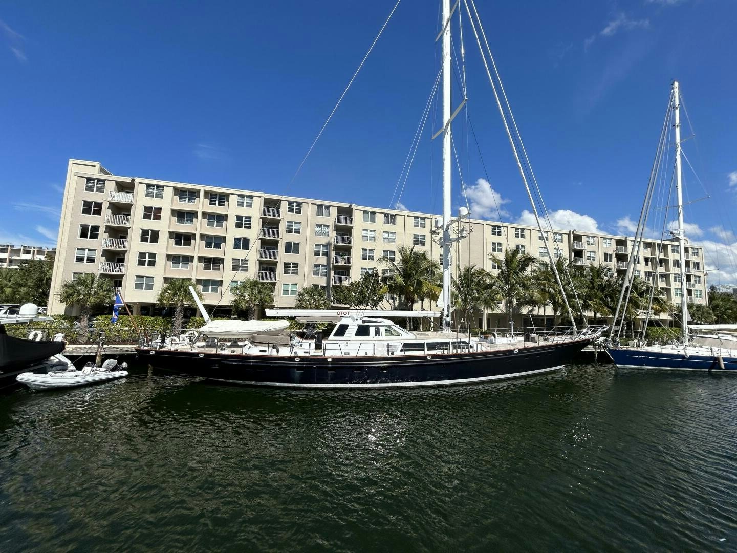 a boat in the water aboard TOTO Yacht for Sale