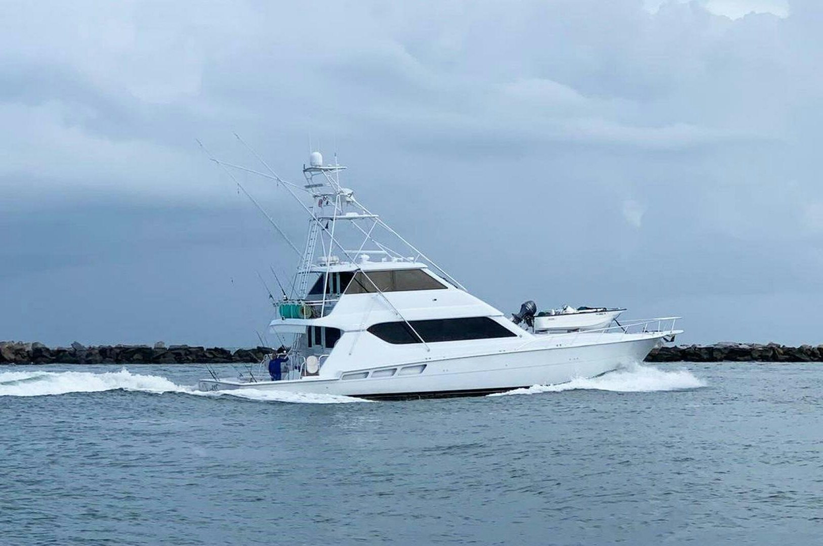 a boat on the water aboard MRS. Z Yacht for Sale