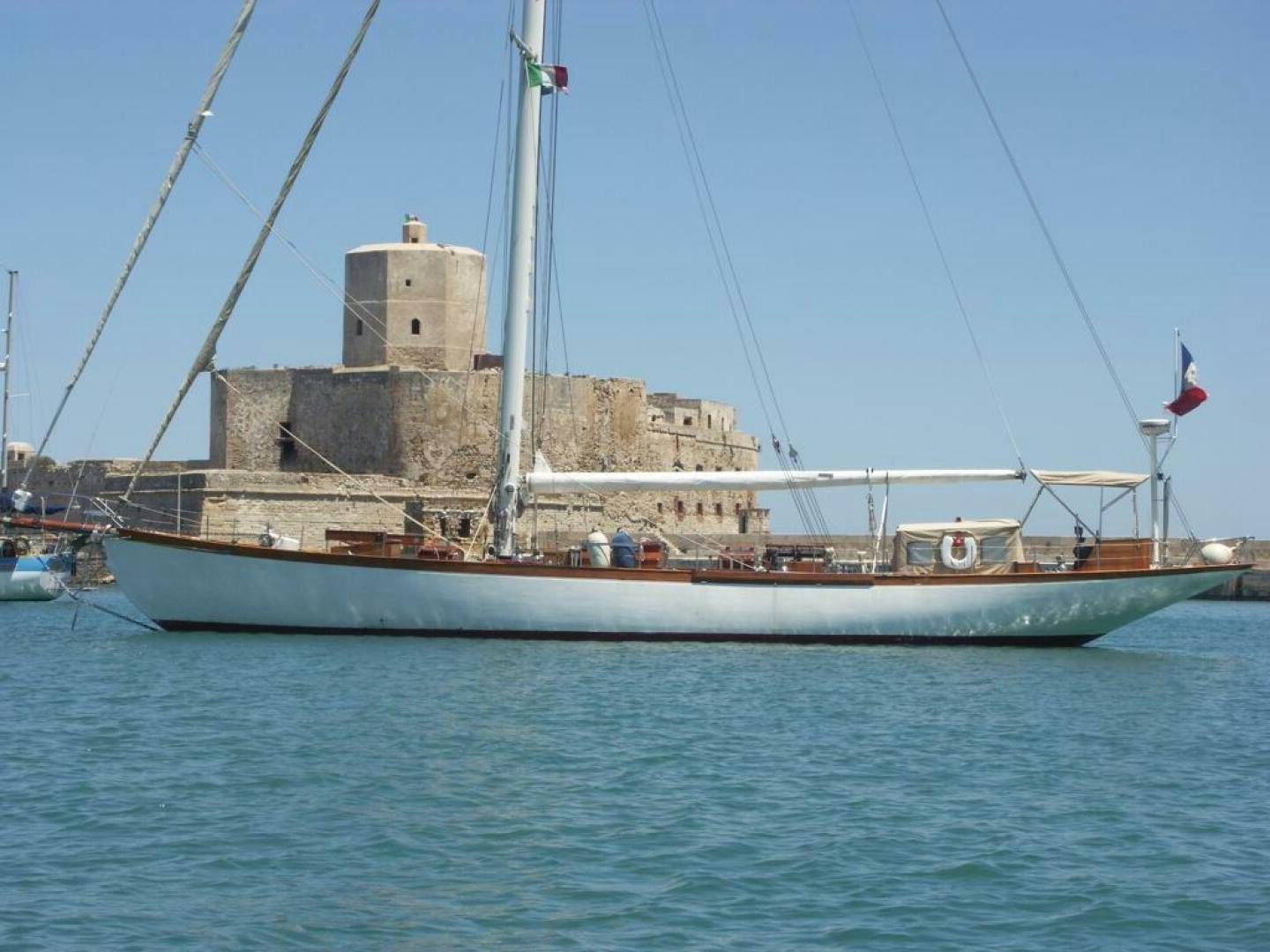 a boat in the water aboard JULIETTE Yacht for Sale