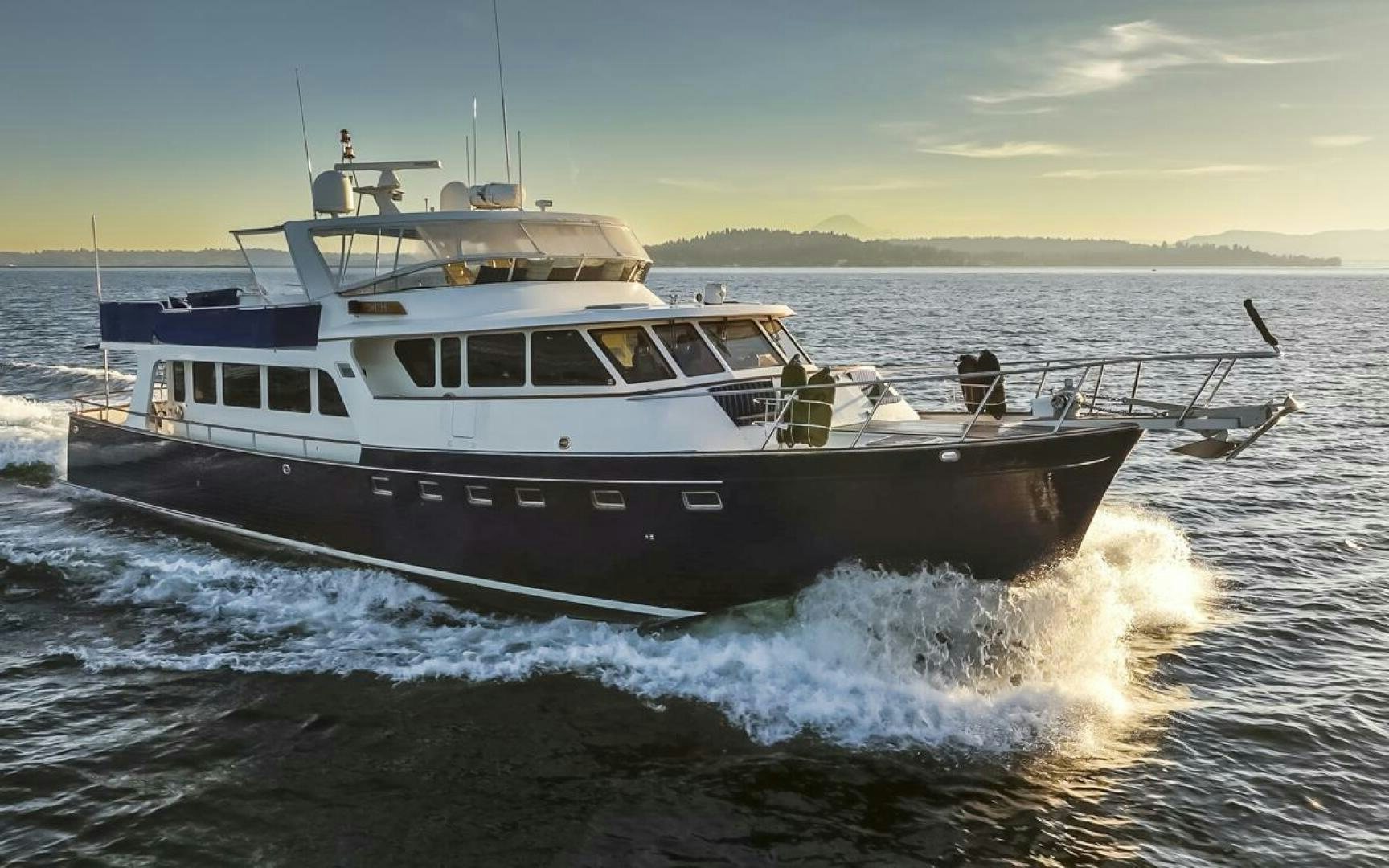 a boat on the water aboard HYJAC Yacht for Sale