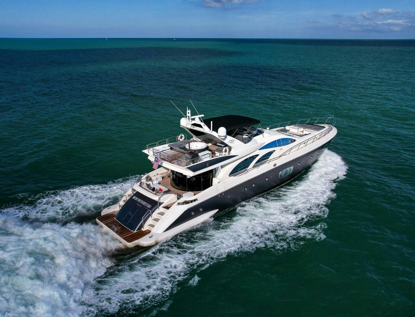 a boat on the water aboard INTERVENTION Yacht for Sale