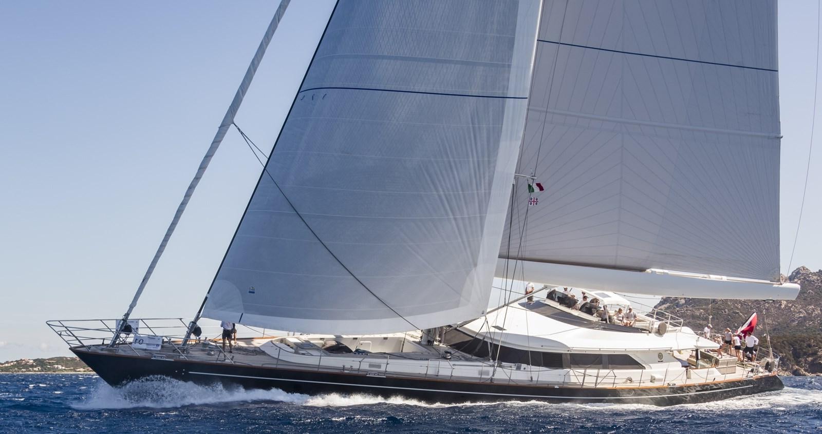 a boat sailing on the sea aboard SERENDIPITY I Yacht for Sale