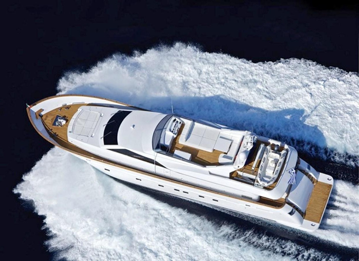 a space ship in space aboard GIOE I Yacht for Sale