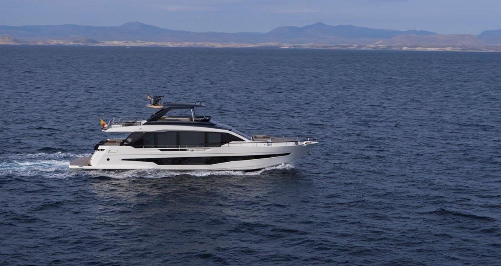 a boat in the water aboard 2021 ASTONDOA AS8 Yacht for Sale