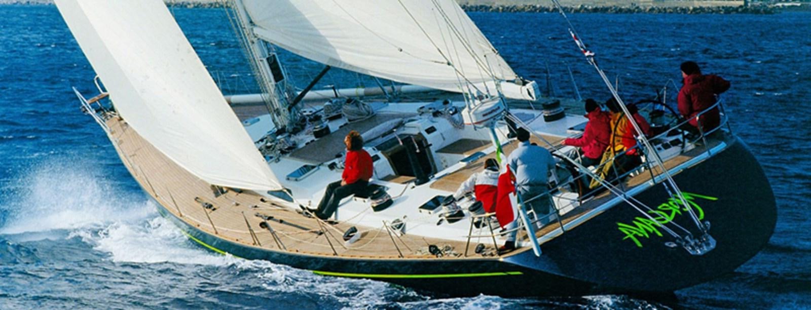 a group of people on a sailboat aboard MORGANA Yacht for Sale