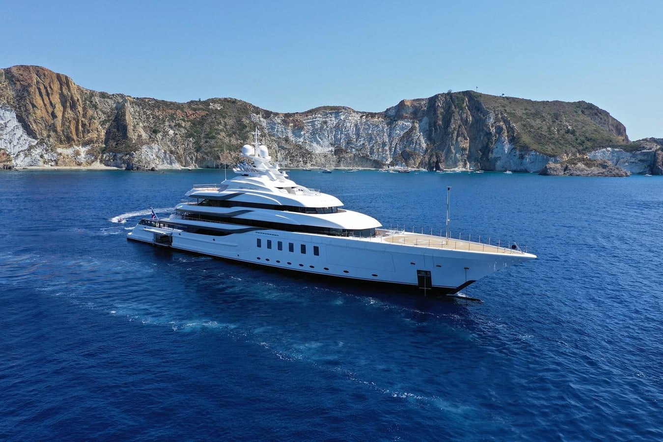 a boat in the water aboard CC-SUMMER Yacht for Sale