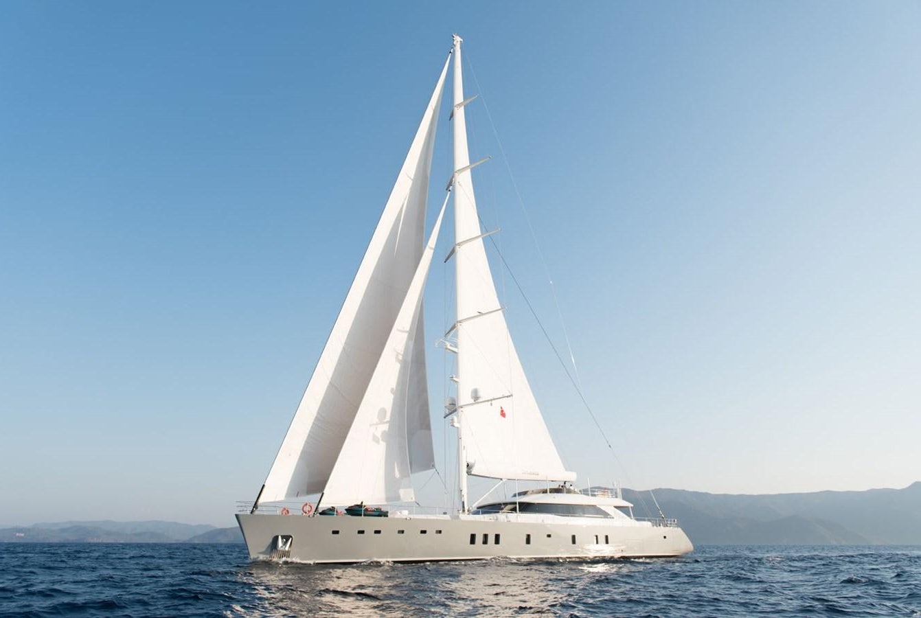 a sailboat in the water aboard ALL ABOUT U 2 Yacht for Sale