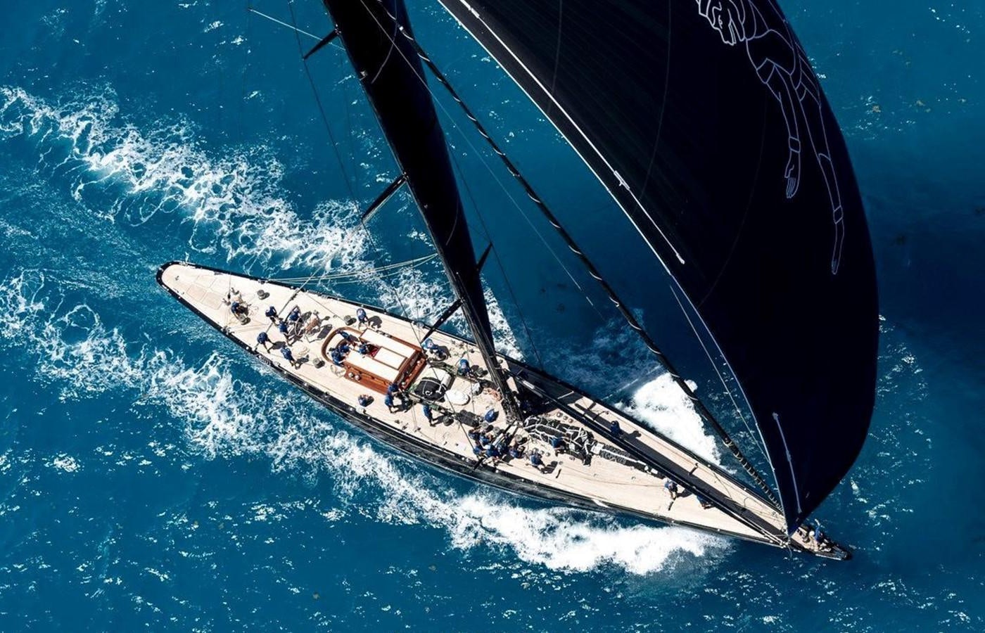 a boat in the water aboard HANUMAN Yacht for Sale