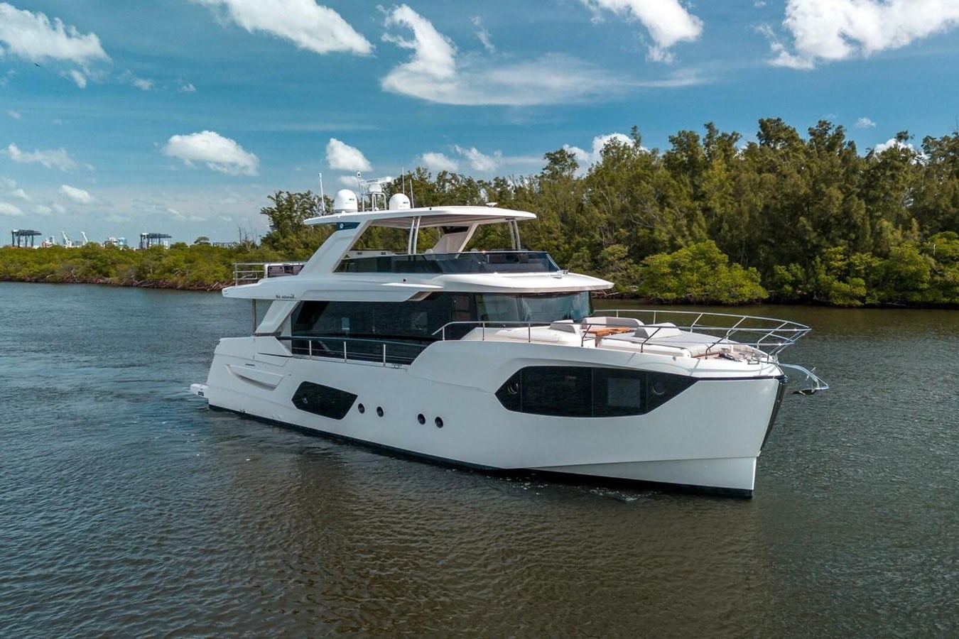 a boat on the water aboard NAVETTA 68 Yacht for Sale