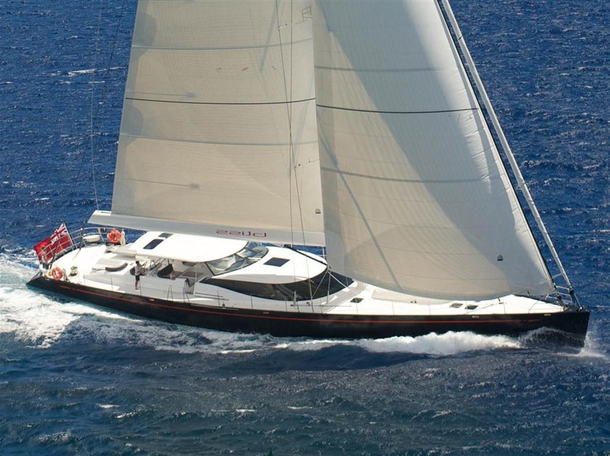 a boat on the water aboard BLISS Yacht for Sale