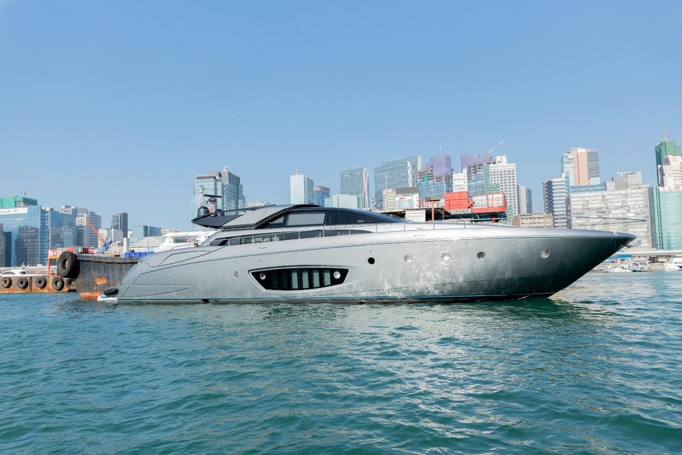 a boat in the water aboard SILVER BREEZE Yacht for Sale