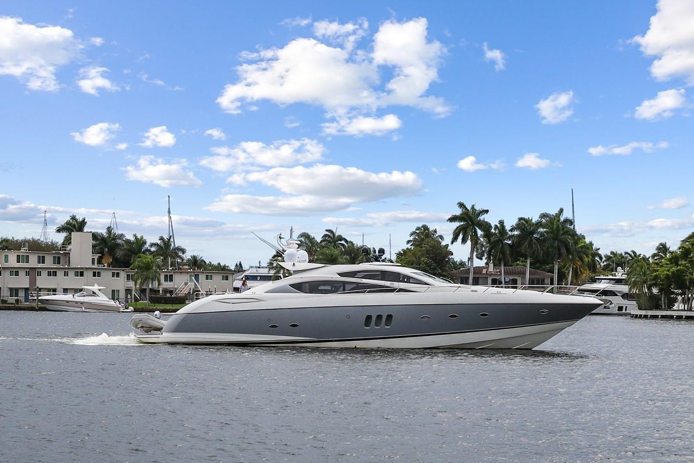 a boat on the water aboard HER WAY Yacht for Sale