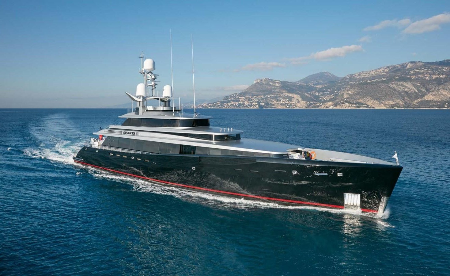 a ship on the water aboard LADY VICTORIA Yacht for Sale