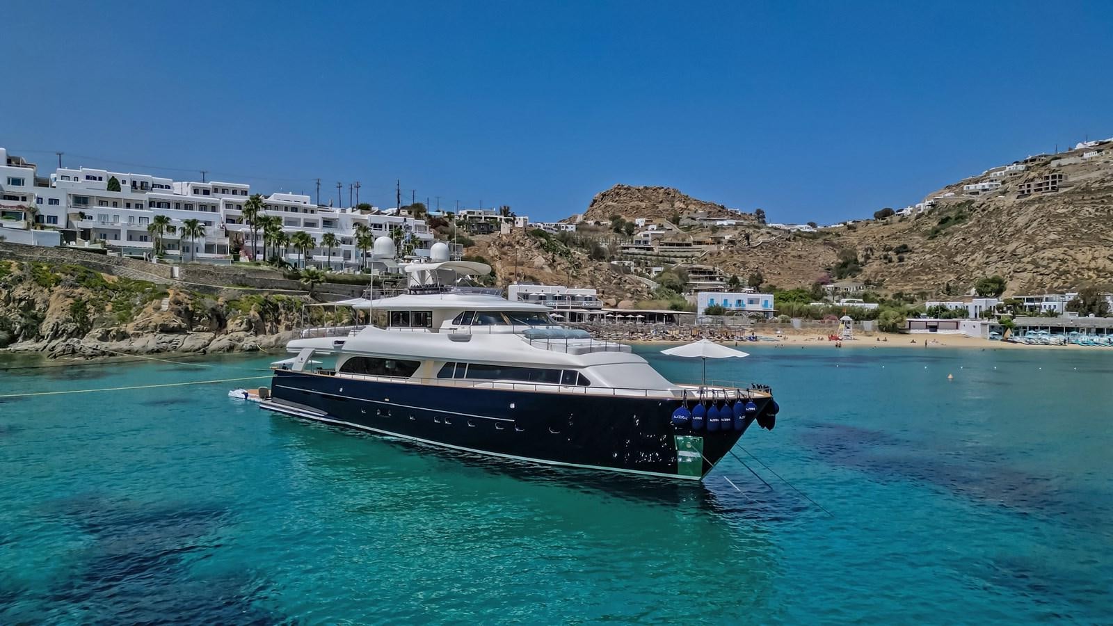 a boat in the water aboard HAG Yacht for Sale