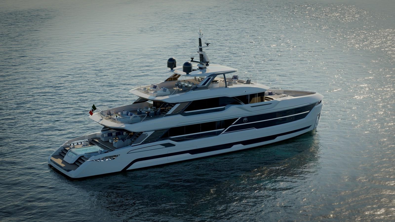 a white yacht in the water aboard BAGLIETTO DOM 115/02 Yacht for Sale