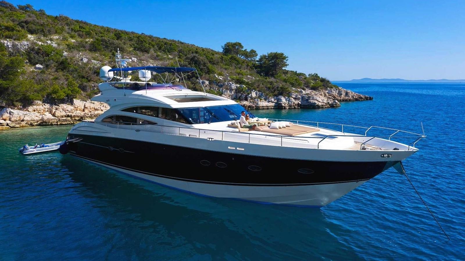 a boat on the water aboard AGAVE Yacht for Sale