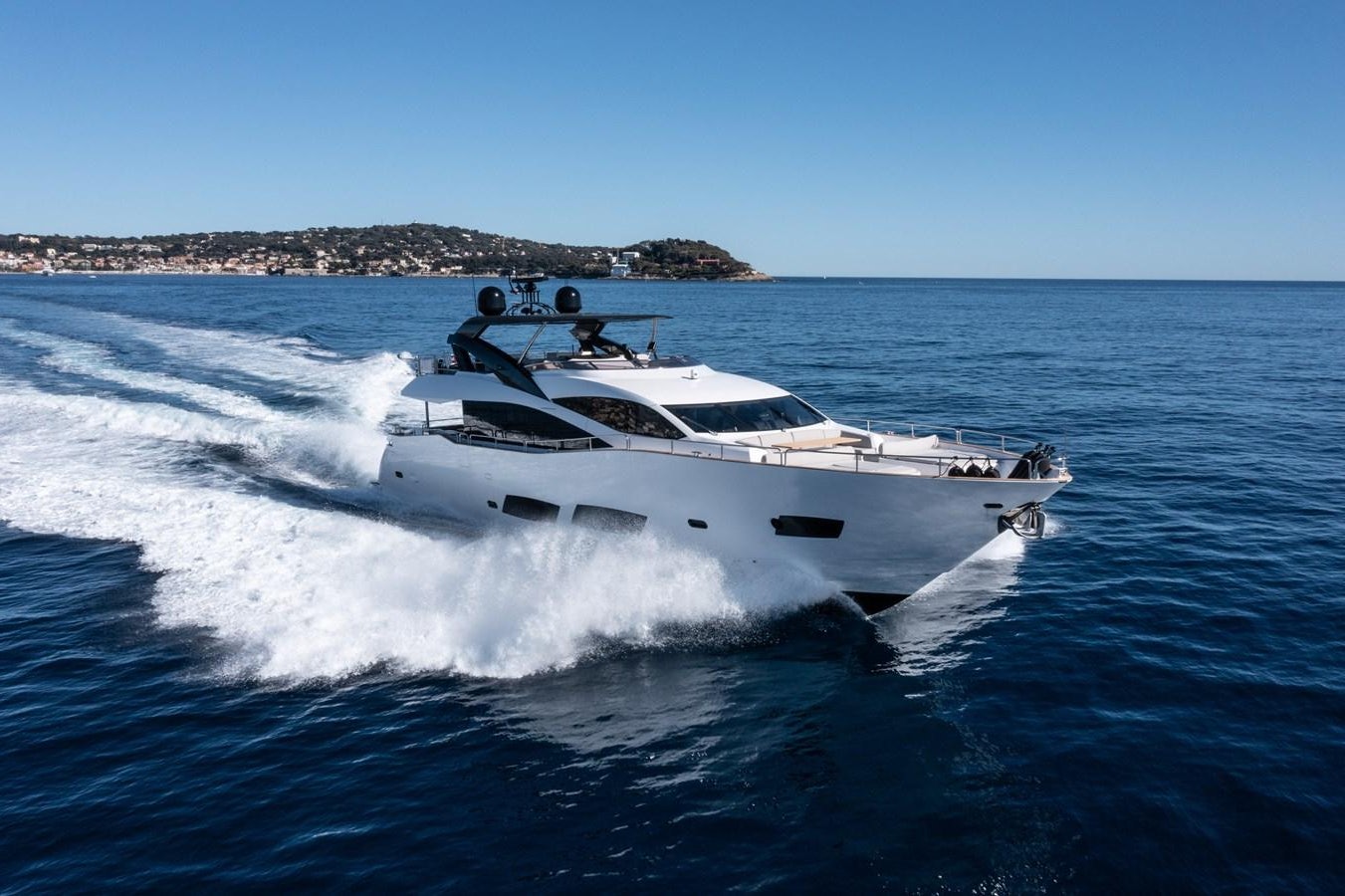 a boat on the water aboard MIRKA Yacht for Sale