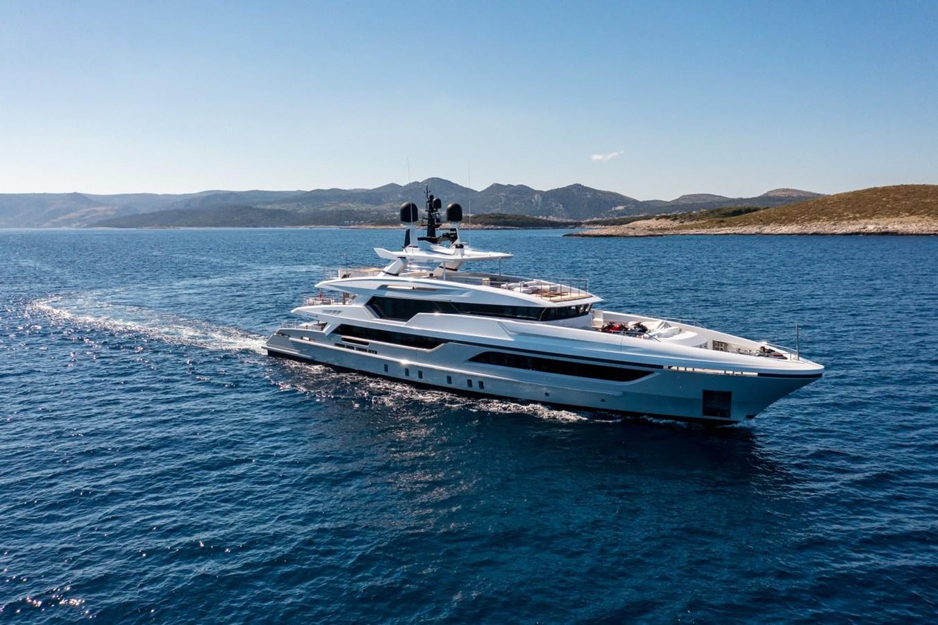 a boat on the water aboard MY MAYVA Yacht for Sale