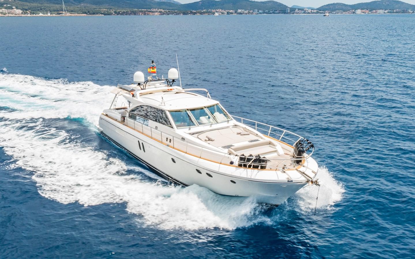 a boat on the water aboard PARODIA Yacht for Sale