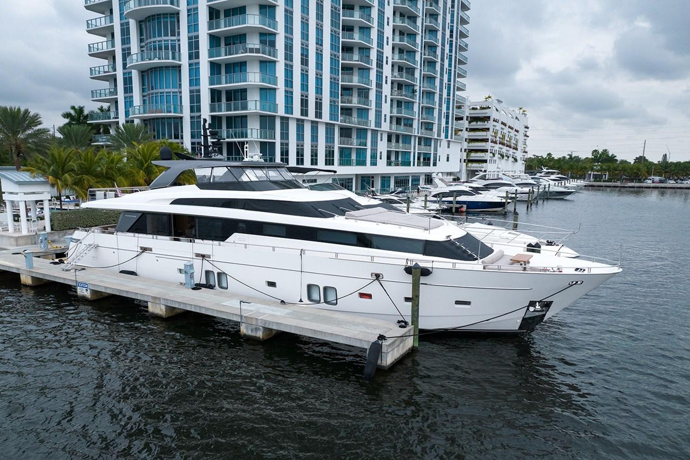 a boat in the water aboard RYEN Yacht for Sale