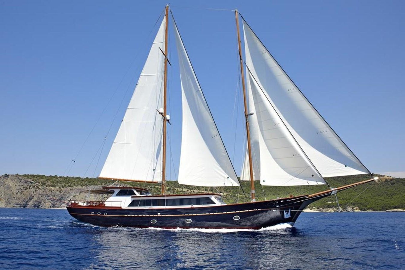 a boat on the water aboard IRAKLIS L Yacht for Sale