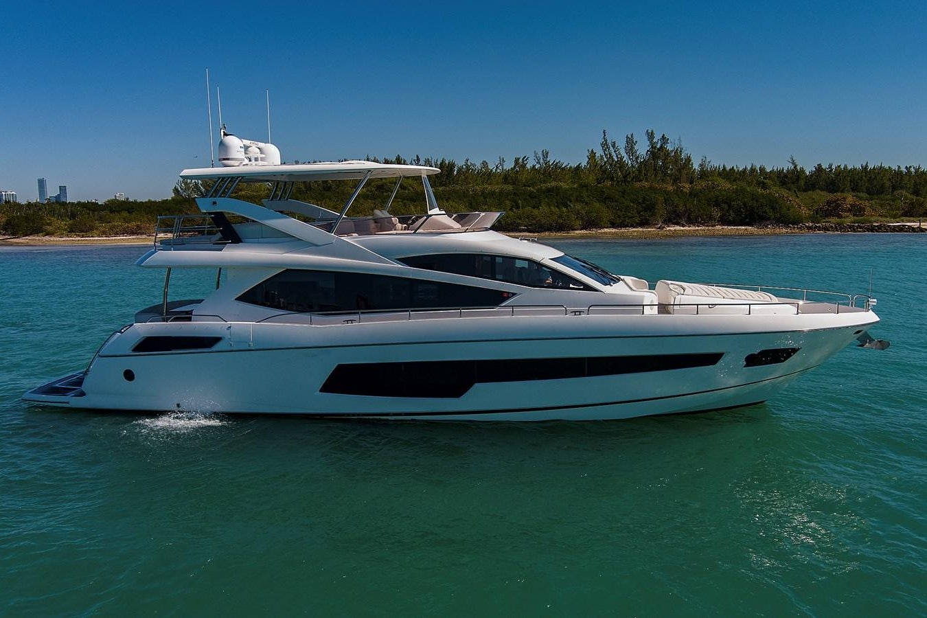 a boat on the water aboard MISTY K Yacht for Sale