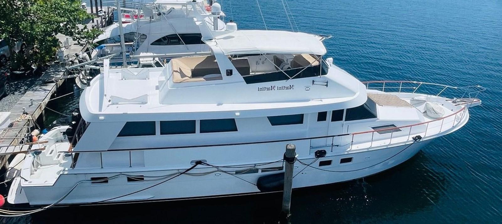 a white yacht in the water aboard MARTINI MARTINI Yacht for Sale