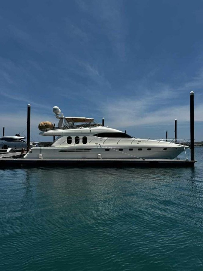 a boat in the water aboard PYRAMID Yacht for Sale