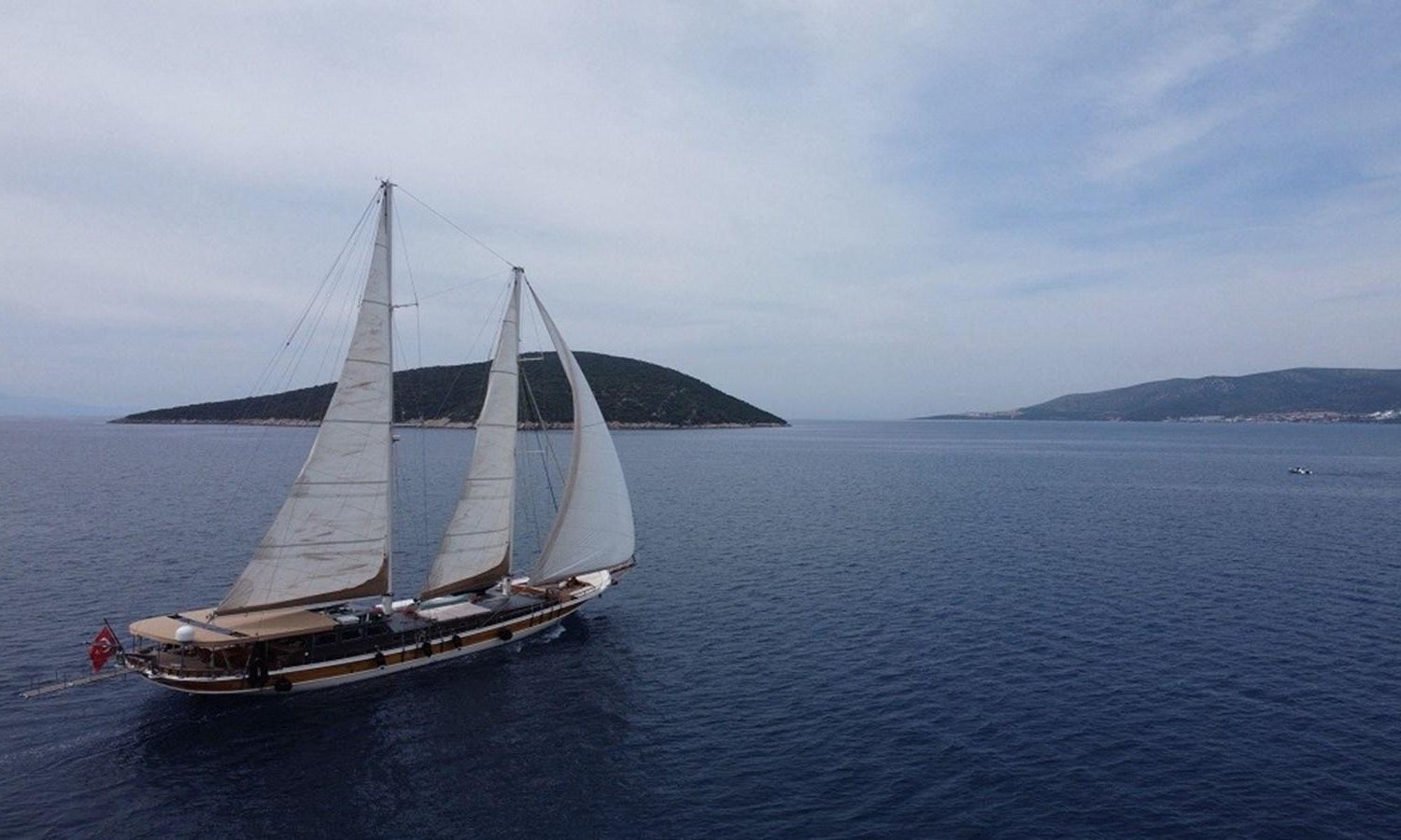 a sailboat on the water aboard CUSTOM MADE 30 M MOTORSAILOR Yacht for Sale