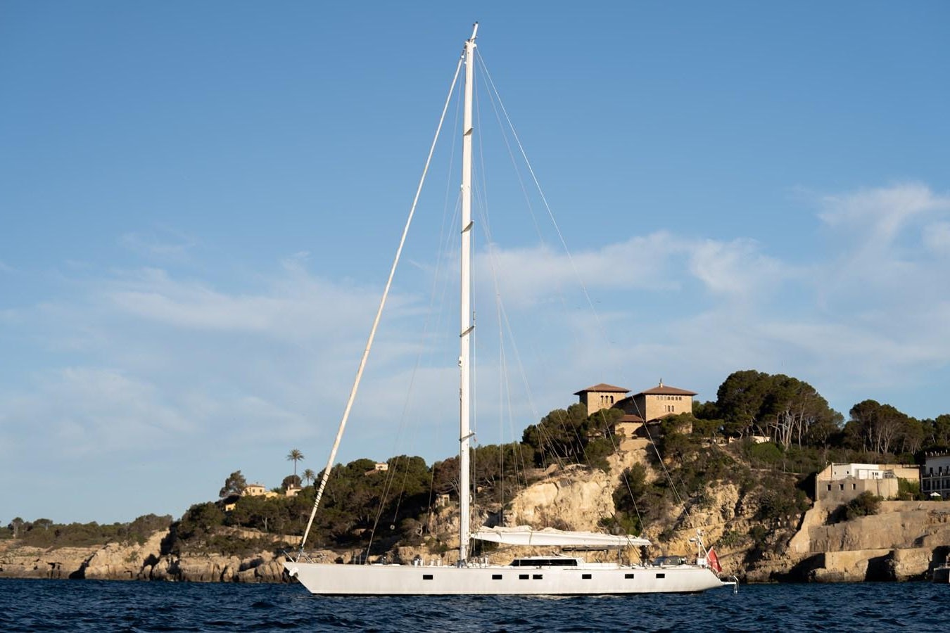 a boat on the water aboard YQUEM Yacht for Sale