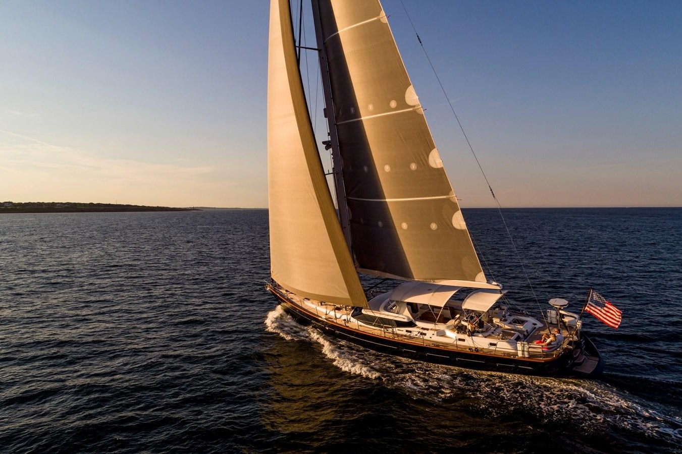 a sailboat on the water aboard RAVEN CLAW Yacht for Sale